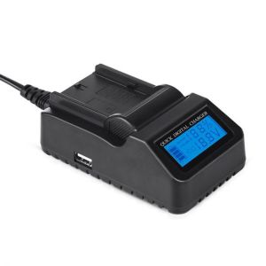 BC-Q1 Digital LCD Quick Battery Charger for EN-EL14 for Car Charging for Nikon DSLR Camera for Nikon D3100 D3200 D5100 D5200 D5500