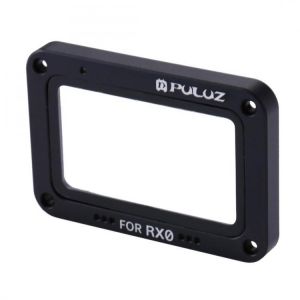 PULUZ PU318 Aluminum Alloy Frame Plus Tempered Glass Lens Protector for Sony RX0 with Screws