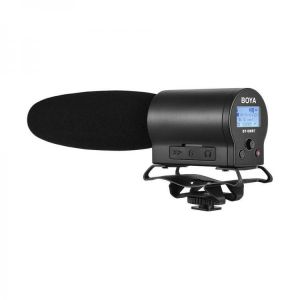 BOYA BY-DMR7 Broadcast Quality Condenser Microphone with Flash Recorder for Canon for Nikon DSLR Cameras