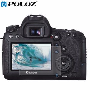 PULUZ Camera 2.5D Curved Edge 9H Surface Hardness Tempered Glass Screen Protector for Canon 6D