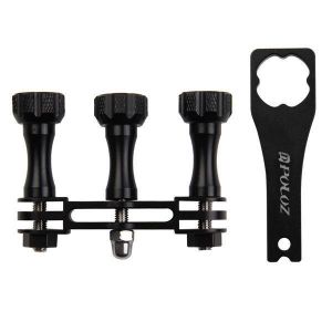 PULUZ Multi-function Adapter with long Screw Wrench for Gopro SJCAM Xiaomi Yi