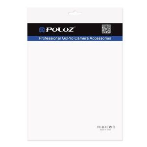 PULUZ 10pcs 33cm x 23.5cm Hang Hole Clear Front White Pearl Jew Bag for Gopro Accessories