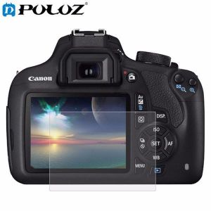 PULUZ Camera 2.5D Curved Edge 9H Hardness Tempered Glass Screen Protector for Canon 1200D 1300D