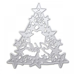 Star Triangle Combination Cutting Mold Metal Cutting Dies Scrapbooking Album DIY Decoration