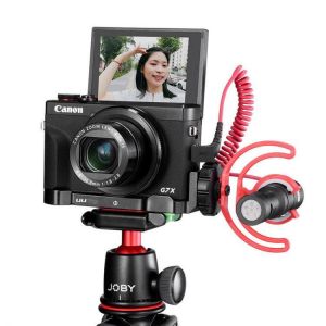 UURig R016 Quick Release L Plate Cold Shoe Mount Extension Stabilizer for Canon G7X Mark III Camera