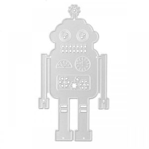 Robot Pattern DIY Cutting Scrapbook Card Photo Album Paper Embossing Craft Decoration