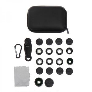 LIGINN L-1001 10 in 1 Fisheye Macro Wide Angle CPL Star Kaleidoscope Telephoto Radial Filter Lens for Smartphone Photography