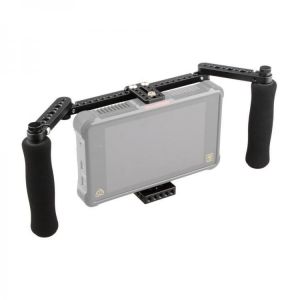 KEMO C1871 Adjustable Stabilizer Cage with Dual Handle for 5 Inch 7 Inch Camera Monitor