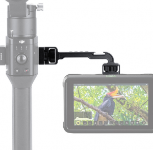 AGIMBALGEAR DH11 Camera Stabilizer Extension Bracket with Cold Shoe Mount 1/4 Inch Screw for DJI Ronin S Mounting Monitor LED Vide