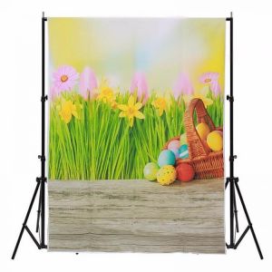 3x5FT Vinyl Spring Flower Bracket Photography Backdrop Background Studio Prop