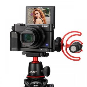 UURig R017 Quick Release L Plate Cold Shoe Mount Hand Grip for Sony RX100 VII Camera Vlogging