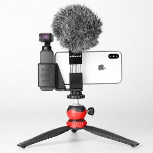 Ulanzi OP-1 Holder ST-02 Phone Clip Clamp LZ-20 Tripod with 360 Degree Rotation Ballhead for DJI OSMO Pocket Gimbal Camera