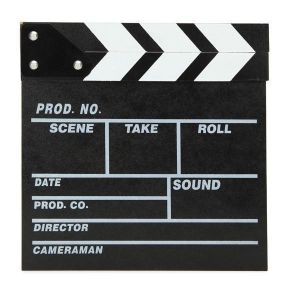 Director Video Scene Movie Clapperboard TV Movie Slate Film Cut Prop