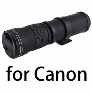 Lightdow 420-800mm F8.3-16 Super Telephoto Lens Manual Zoom Lens for Canon Nikon Sony Pentax DSLR Camera