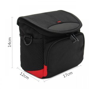 Waterproof Camera Shoulder Bag Travel Carrying Case with Rain Cover For DSLR SLR Camera Flash Lens