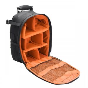 Waterproof Shoulder Bag Backpack Rucksack With Reflective Stripe For DSLR Camera