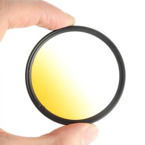 KnightX Universal Graduated Orange 49/52/55/58/62/67/72/77mm Lens Filter for Canon for Nikon DSLR Camera