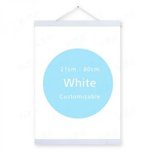 21/30/40/50/60/70/80cm A4 A3 DIY Modern Magnet Picture Wooden Painting Scroll Photo Poster Frame