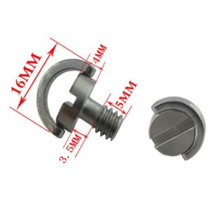 BEXIN 4 Type 1/4 Inch Stainless Steel C-ring Screw for Camera
