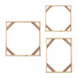 Wood Frame Stretcher Bars Stretching Strips For Canvas Print Picture Photo Frame DIY