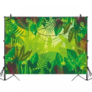 5x3FT 7x5FT 9x6FT Green Tropical Rain Forest Photography Backdrop Background Studio Prop