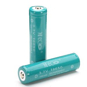 shopping סוללות ומטענים 2PCS MECO 3.7v 4000mAh Protected Rechargeable 18650 Li-ion Battery