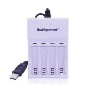 Doublepow U82 USB 4 Slot 1.2V Rechargeable AA AAA Battery Charger