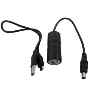 SHUOLIDE 8.4V Multi-function Portable USB Charger Cable for Li-ion Battery Bicycle Light Phone