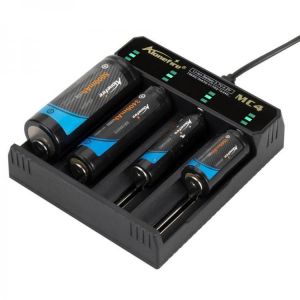 Alonefire&reg; 3.7V 4 Slot Universal Intelligent Battery Charger with short circuit protection For Li-ion Battery 18650 26650 