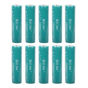 10PCS MECO 3.7v 4000mAh Protected Rechargeable 18650 Li-ion Battery