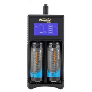 AloneFire SC-03 Smart Battery Charger Li-ion Ni-MH Ni-Cd 26650 18650 14500 16340 18350 17500 AAA AA Battery Charger
