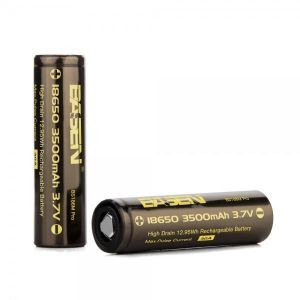 BASEN BS186M Pro 2 Pcs 18650 Battery 3500mAh 30A Rechargeable Li-ion Battery For Camping Hunting Cycling
