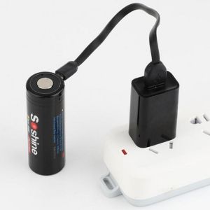 1Pcs Soshine 26650USB 3.6V 5500mAh USB Rechargeable 26650 Li-ion Battery With Protected Board USB Port