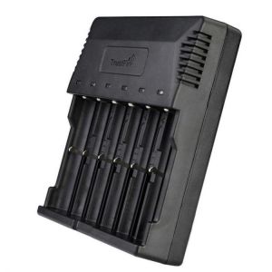 TrustFire TR-012 Digicharger Intelligent Battery Charger 6 Slots Smart Universal Charger EU/US Plug For 18650 18350 16340 14500 AA