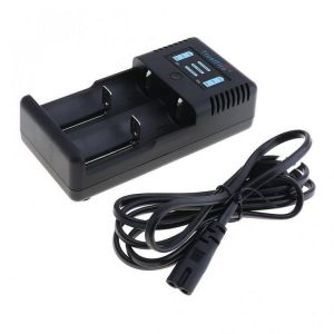 shopping סוללות ומטענים TrustFire TR-019 Intelligent Fast Battery Charger 2 Slots Charger Li-ion Battery For 18650/26650/25500/21700 / 20700/14500 For EU 