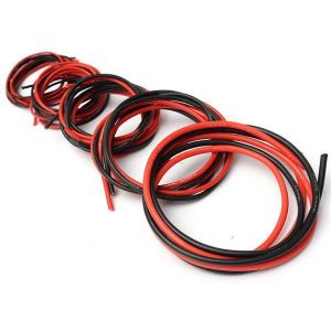 shopping כלים מקצועיים DANIU 2M AWG Soft Silicone Flexible Wire Cable 12-20 AWG (1 Meter Red + 1 Meter Black)