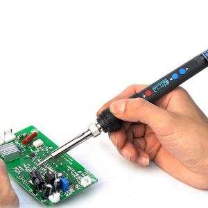 DANIU PX-988 90W Backlight LCD Digital Thermostat Adjustable Lead Free Electric Soldering Iron ESD Mini Soldering Station EU/US Pl