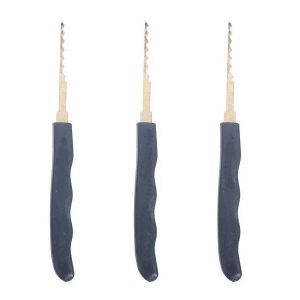 DANIU 3Pcs 6 Teeth Masterkey From 24pcs Lock Pick Set