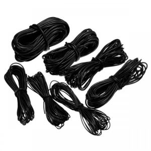 DANIU 10 Meter Black Silicone Wire Cable 10/12/14/16/18/20/22AWG Flexible Cable