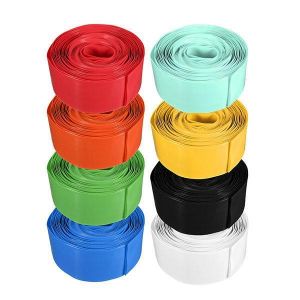 5M Flat 29.5MM 18.5MM PVC Heat Shrink Tubing For 18650 18500 Battery