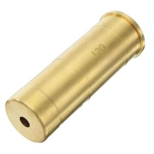 12GA Gauge Laser Bore Sighter Red Dot Sight Brass Cartridge Bore Sighter Caliber