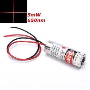 650nm 5mW Focusable Red Cross Laser Module Laser Generator Diode