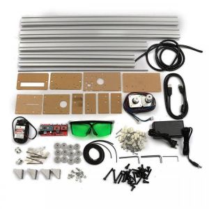 2500mW Laser Engraving Machine DIY Logo Cutting Marking Wood Printer 40X50CM Engraving Area