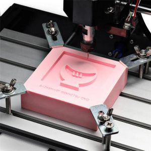 shopping ציוד ללייזר Pink Resin Board Sheet for CNC Engraving Machine DIY Crafts Model Engrave Material Decorations