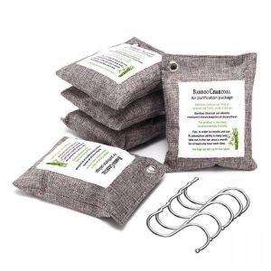 shopping ציוד מעבדה 5Pcs Bamboo Charcoal Bag 200g Per Car Air Purifier Deodorizer Natural Freshener Odor Eliminator