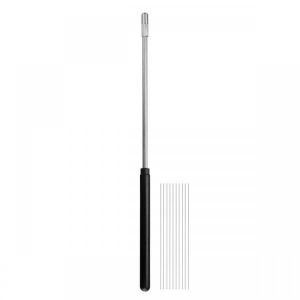 Microbiology Inoculation Inoculating Rod Handle Loop with 10 Nichrome Wire Needle