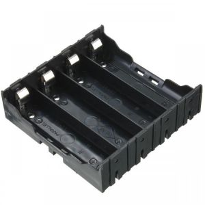 Plastic Battery Case Holder Storge Box DIY for 4pcs 18650 3.7V Rechargeable Batteries