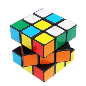 Topacc 5.3x5.3x5.3 Portable Vivid Color Square Magic Cube Puzzle Science Education Kids Toy Gift