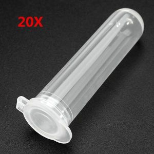 shopping ציוד מעבדה 20Pcs 7mL Round Bottom Centrifuge Tube Clear Polypropylene EP Tube with Cap