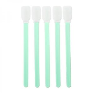 100pcs Foam Tip Cleaning Head Swabs Sponge Stick for Inkjet Printer Printhead Camera Cleanroom